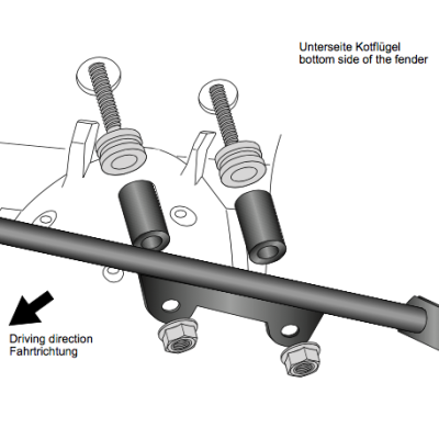 (2016-2017) Sada držiakov pre vzperu HONDA CRF 1000 L AFRICA TWIN