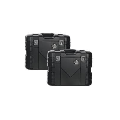 Gobi sada bočných kufrov čiernych 38 litrov