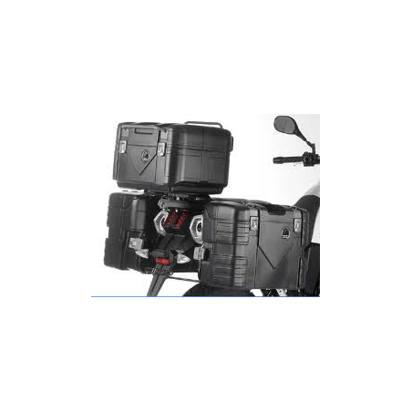 Gobi sada bočných kufrov čiernych 38 litrov