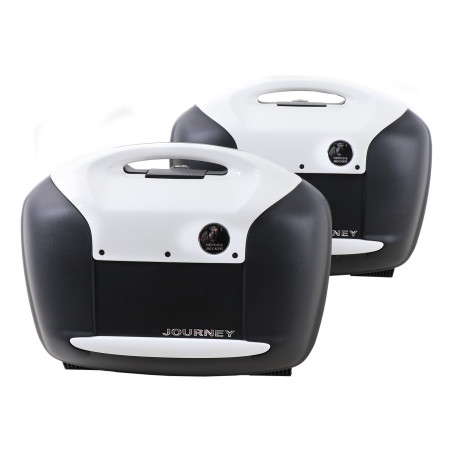 Journer 42 bočné kufre sada - biele