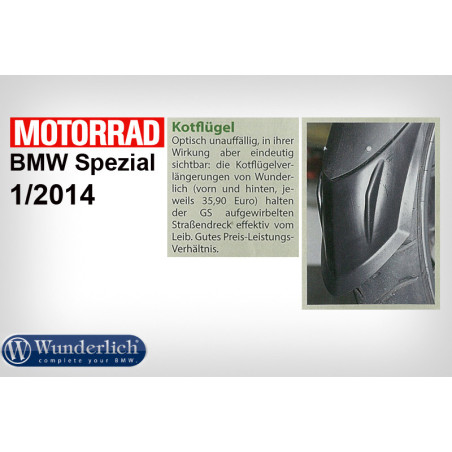 Predĺženie predného blatníka R1200GS/Adv.