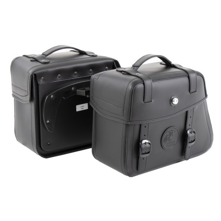 Rugged C-BOW bočné tašky - sada čierne