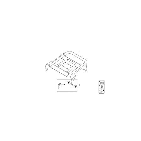 Montážna sada k držiaku TopCase