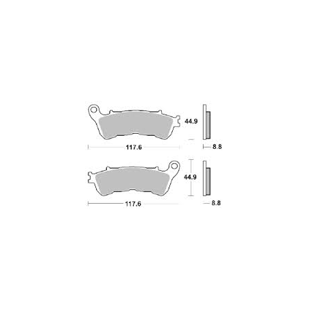 Brzdové obloženie predné