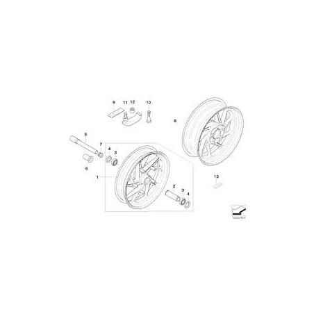 HP predné koleso kované BMW Motorrad