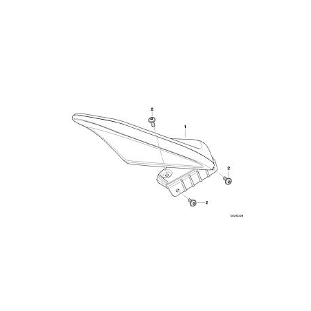 Chrómový deflektor pravý pre K1600GT