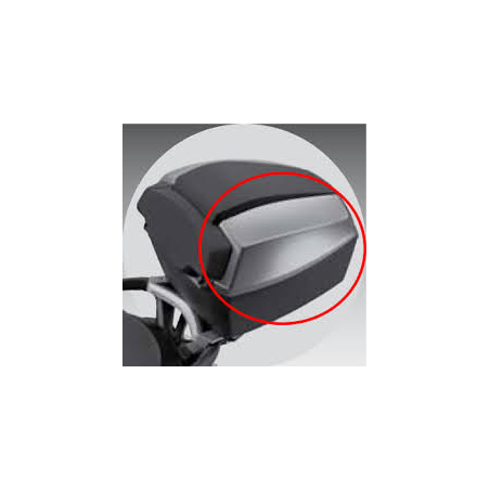 TopCase - bočný plast ľavý strieborná metalýza