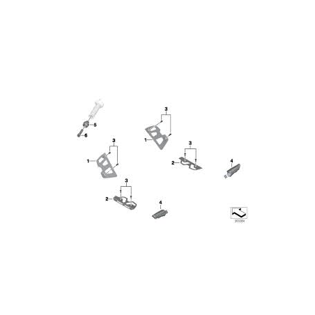 Bočné chrómové nášlapy pre GT - ľavý