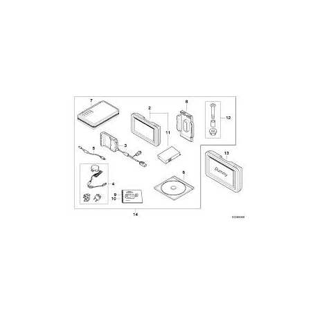 Navigácie IV BMW Motorrad - adaptér kábel