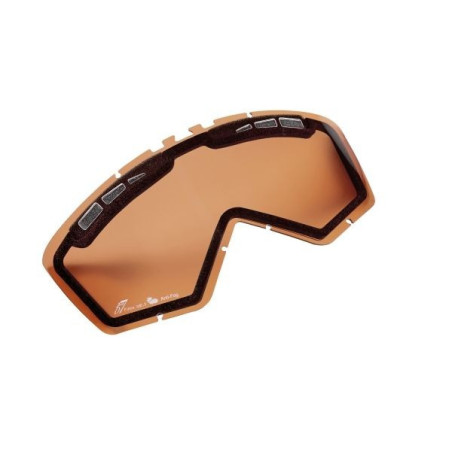 GS Helmet - enduro okuliare - náhradné plexi oranžové