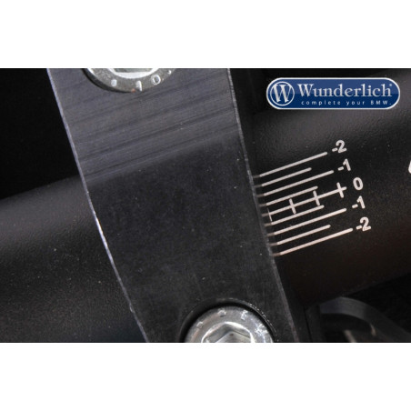 Vyžšie hliníkové riadidlá »ERGO« - čierne