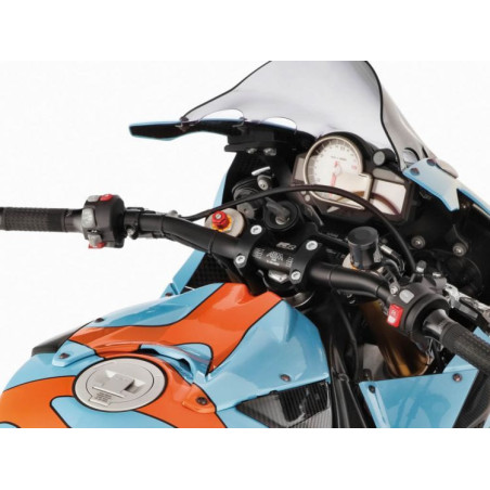 Vyžšie hliníkové riadidlá »ERGO« - čierne