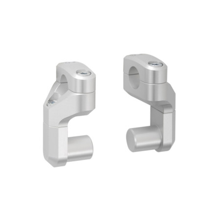 zvýšení řídítek + 50-60 mm Vario pro 28 mm řídítka -stříbrné