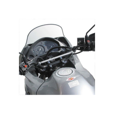 hrazdička 12 mm pro řídítka 22 mm- stříbrná