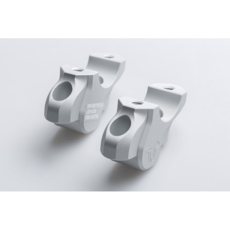 zvýšení řídítek + 32 nahoru,25 mm dozadu BMW R 1200 LC /2013-/ stříbrné