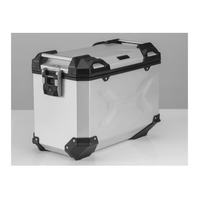 kufr TraX Adventure 45 L stříbrný,levý