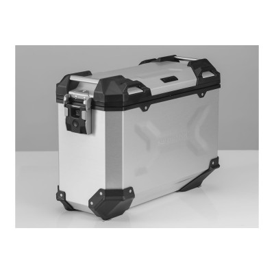 kufr TraX Adventure 37 L stříbrný,levý