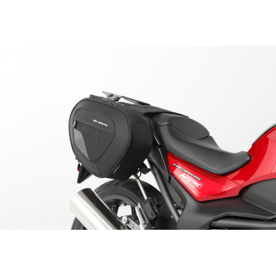 BLAZE tašky sada černá/šedá. Honda NC700 (11-) / NC750 – (14-).