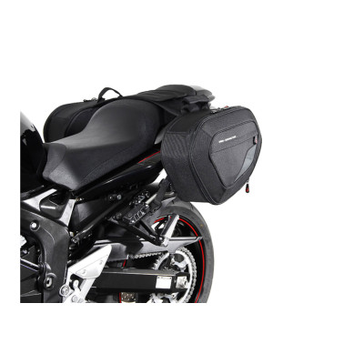 BLAZE tašky sada černá/šedá. Yamaha FZ6N / Fazer (06-10).