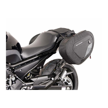 BLAZE tašky sada černá/šedá.Yamaha XJ6 / XJ6 Diversion, ne pro F