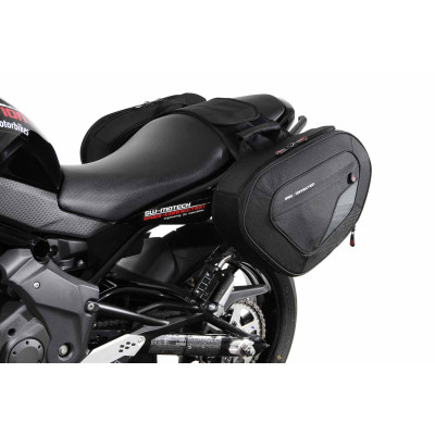 BLAZE tašky sada černá/šedá. Kawasaki ER-6n / ER-6f (09-11).