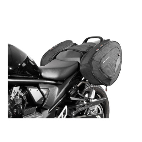 BLAZE H tašky sada černá/šedá. Suzuki GSF1250 GSF650/S (09-) (10-).