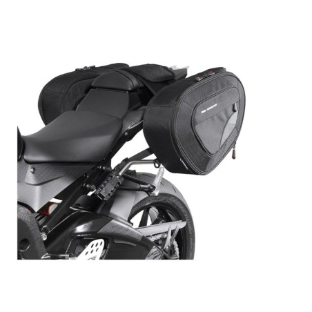 BLAZE H tašky sada černá/šedá. BMW S1000RR (12-14) /S1000R (13-16).