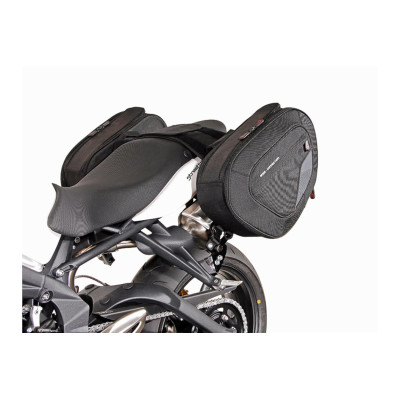 BLAZE H tašky sada černá/šedá. Street Triple 675 (07-12) / R (08-11).