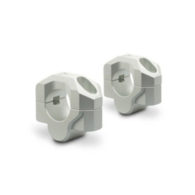 zvýšení řídítek 28 mm,20 mm nahoru, stříbrné