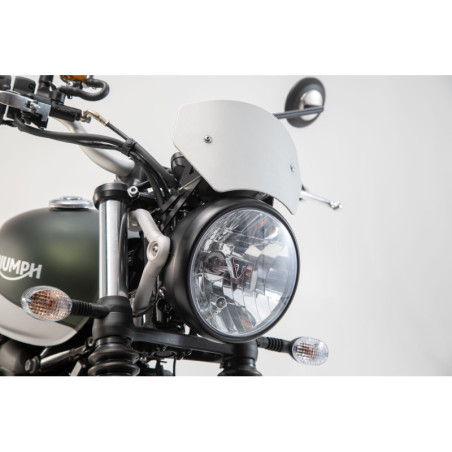 přední štítek stříbrný, Triumph Street Scrambler 900 (16-).