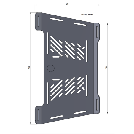 KLV 1000 (2004-2005) Nosič mäkkej batožiny KAWASAKI