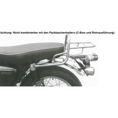 W 650 (1999-2006)/W 800 (2011-2016) Rúrkový nosič zadnej batožiny KAWASAKI