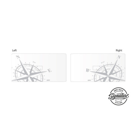 Sada polepov Vario kufrov Compass Clear