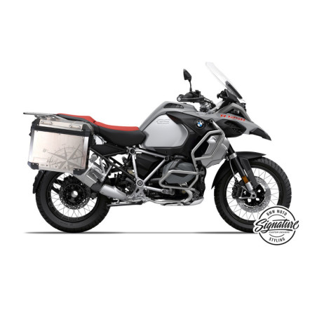 Sada polepov ALU kufrov Compass Clear