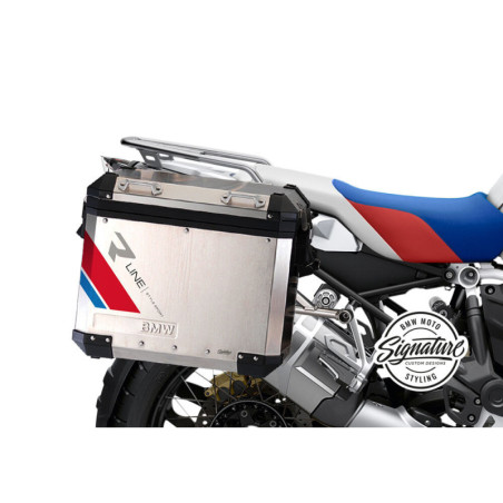 Sada polepov ALU kufrov R-Line červená