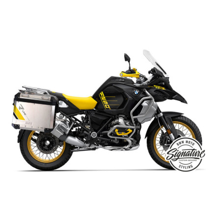 Sada polepov ALU kufrov R-Line červená