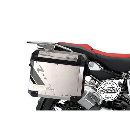 Sada polepov ALU kufrov R-Line červeno-modrá