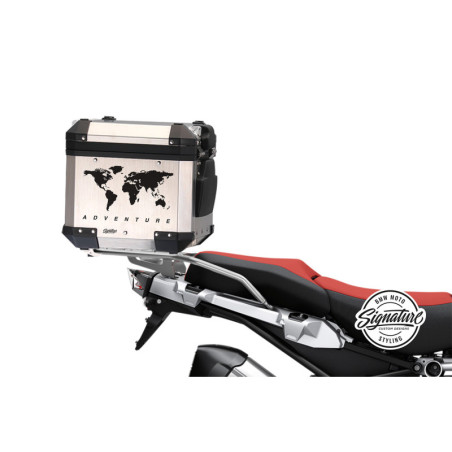 Sada polepu ALU TopCase The Globe Clear