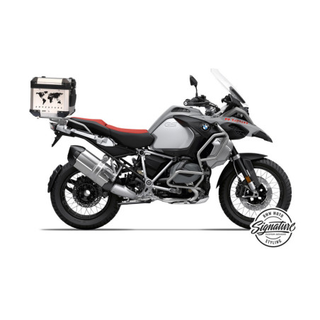 Sada polepu ALU TopCase The Globe Clear