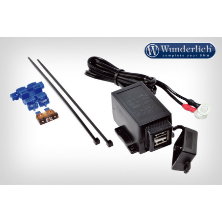 Dvojitá USB zásuvka 2/1A