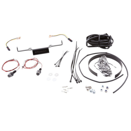 Smerovky na držiak ŠPZ 220mm - čierne