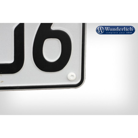 Farebné skrutky na ŠPZ