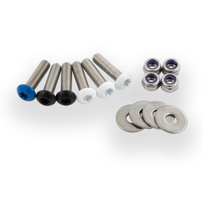 Farebné skrutky na ŠPZ