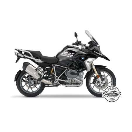 Sada nálepiek Style Anniversary -šedo/čierna