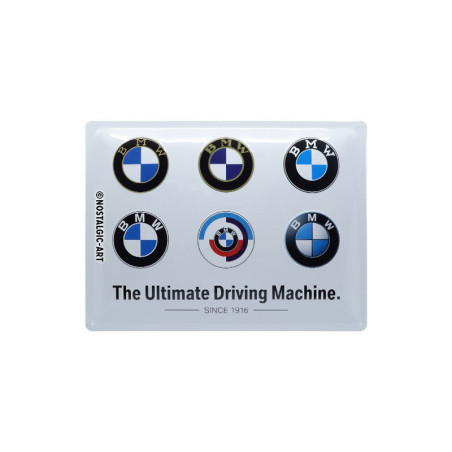 Tabuľa 'BMW Logo Evolution' 40 x 30 cm