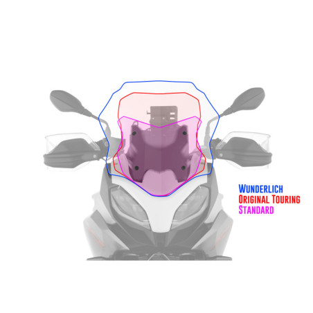 Čelné sklo F900xr »MARATHON« - dymové