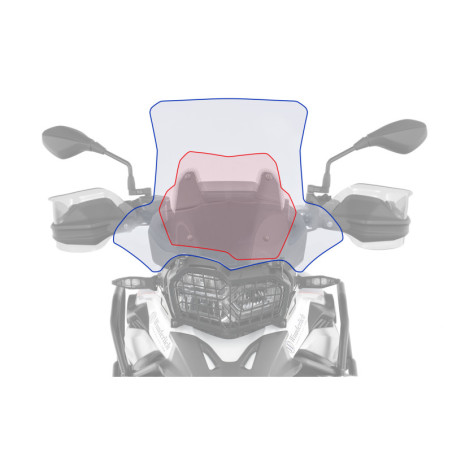 Veľké plexi dimové - krátky držiak