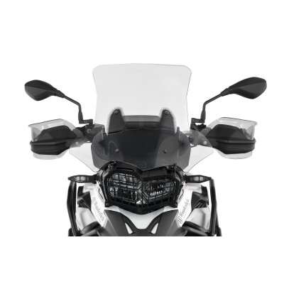 Veľké plexi číre- krátky držiak