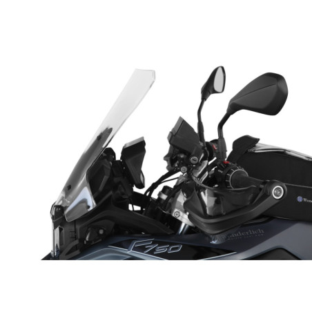 Veľké plexi číre- krátky držiak