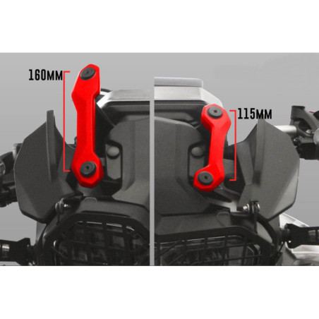 Veľké plexi dimové Extreme- krátky držiak